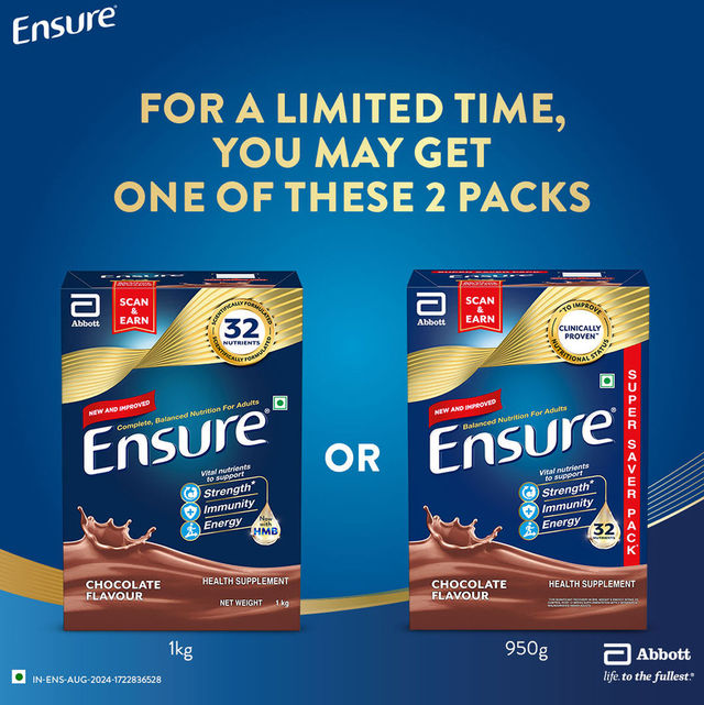 ENSURE Balanced Chocolate Drink Mix