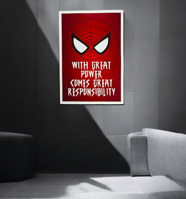House Of Festivals With Great Power Comes Great Responsibility - Poster