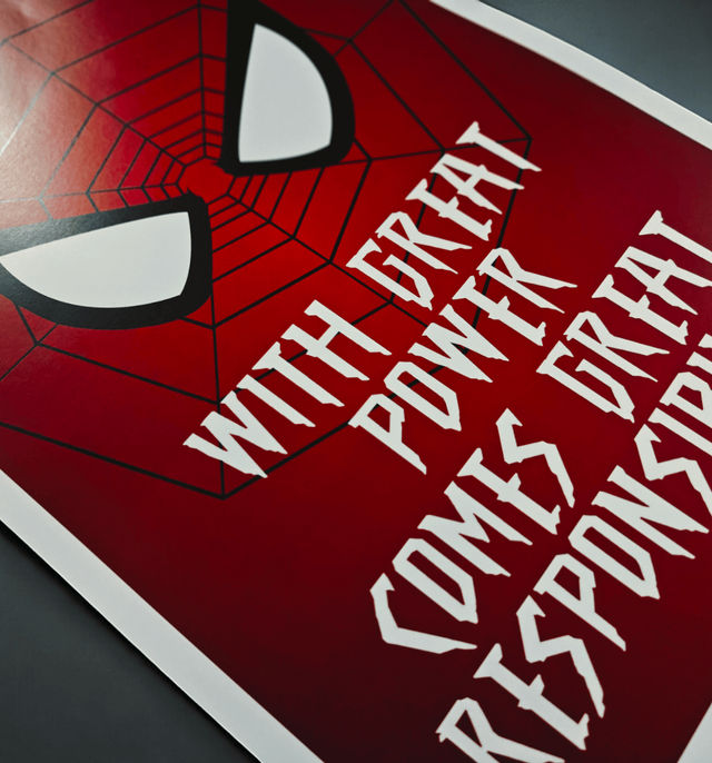 House Of Festivals With Great Power Comes Great Responsibility - Poster