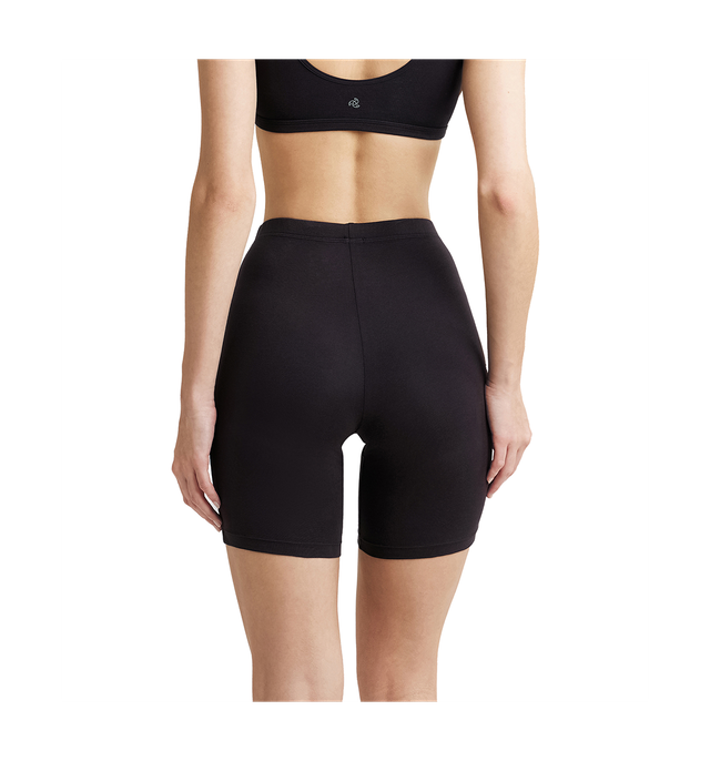 Jockey 1529 Women's Super Combed Cotton Mid Waist Shorties|Concealed Waistband | Black-L