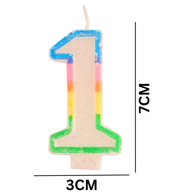 Let's Vybe Numeric Candle No 1