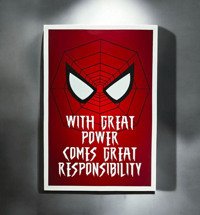 House Of Festivals With Great Power Comes Great Responsibility - Poster
