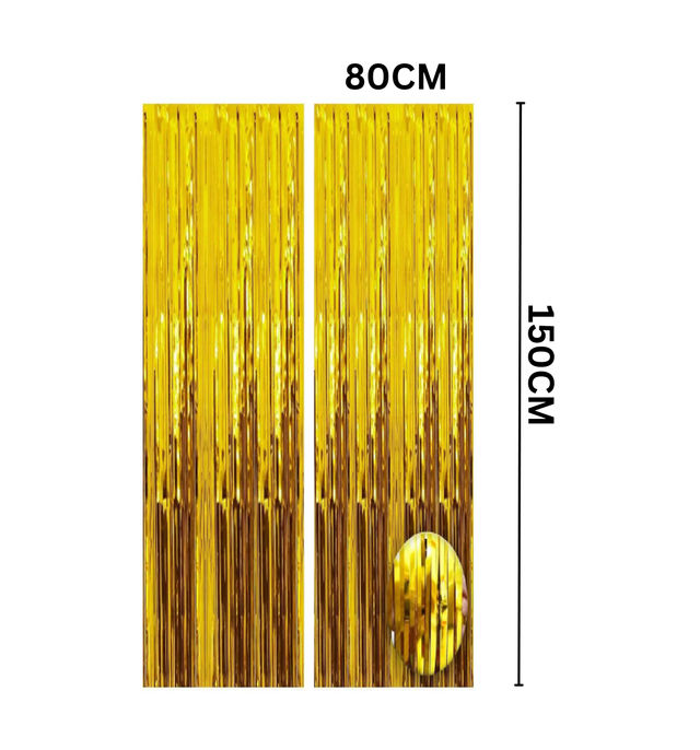 Let's Vybe Foil Curtain