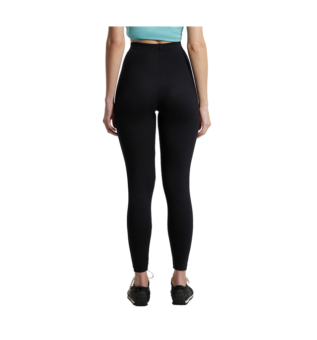 Jockey AW87 Super Combed Cotton Elastane Stretch Slim Fit Leggings | Black-M