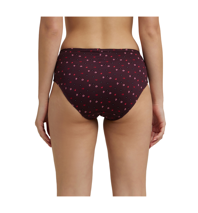 Jockey Women's Printed Super Combed Cotton Hipster Panty | Multicolour - L