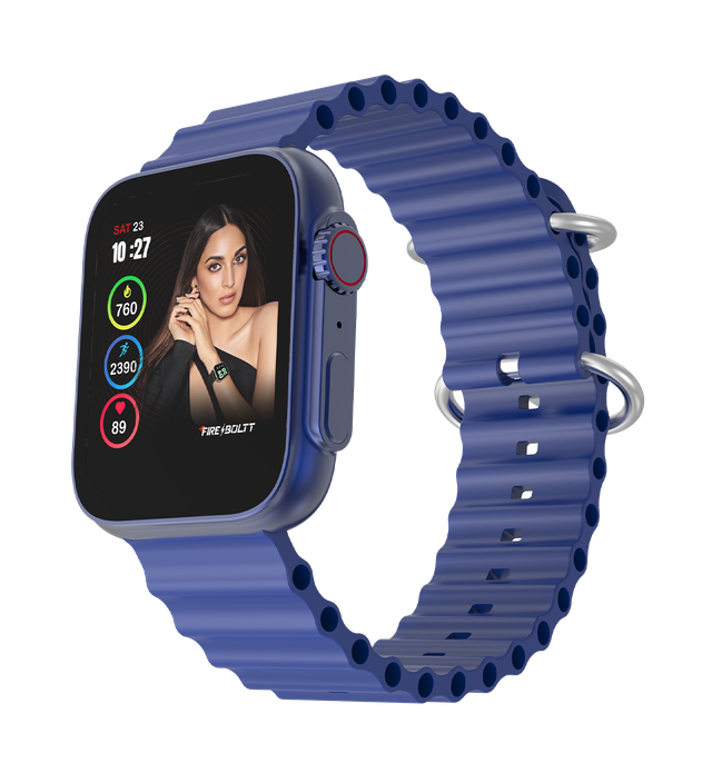 Fire-Boltt Supernova Smartwatch | 1.78" AMOLED Display | BT Calling - Blue