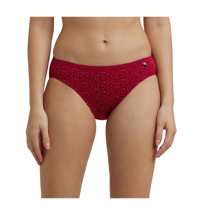 Jockey 1410 Women's Super Combed Cotton Bikini Panty|PO3 | Multicolor Dark assorted-M