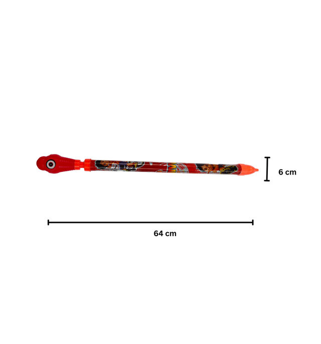 Tom Uncle Medium Water Pipe Pichkari for Holi | Red