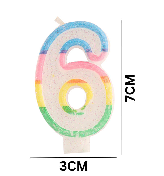 Let's Vybe Numeric Candle No 6