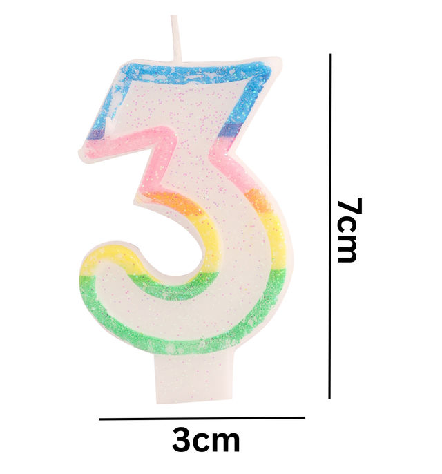 Let's Vybe Numeric Candle No 3
