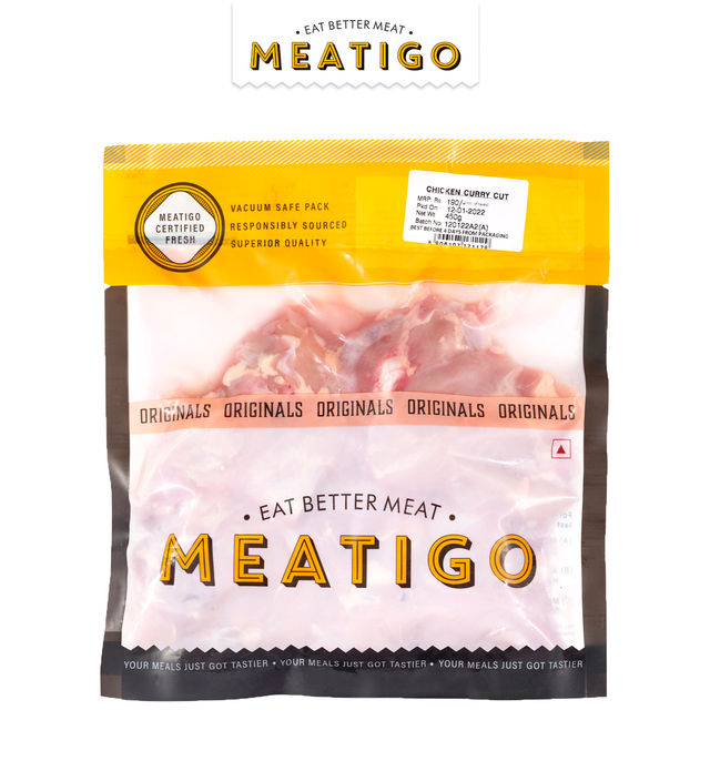 Meatigo Chicken Curry Cut (Skinless)