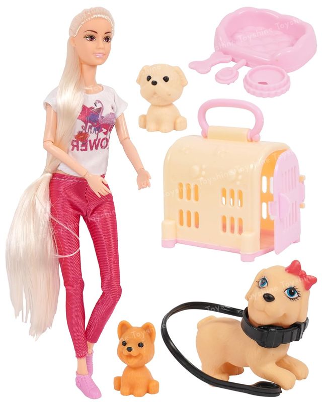 Toyshine Alia Doll With Ice Cream Pretend Play Set For Age 3+ Fun Roll Play Toy Set - Assorted
