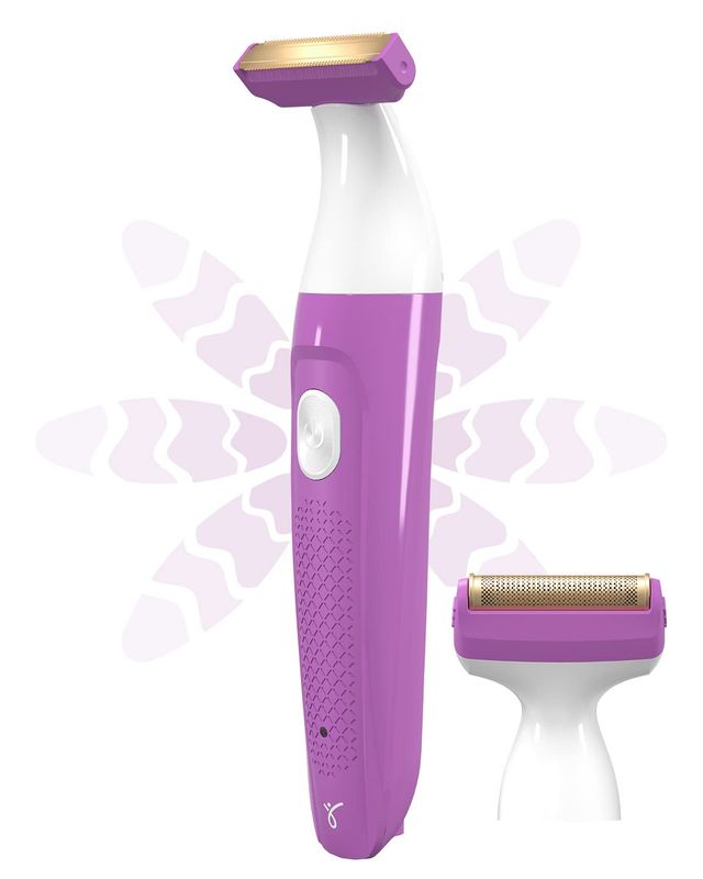 Caresmith Bloom Bikini Trimmer: Rechargeable Design with Extra Shaver for a Smooth, Private Finish