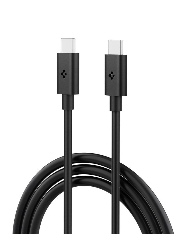 Spigen EssentialPB2305 Cable(2.0) ArcW Black USB-C(M/M) 2M (C to C)