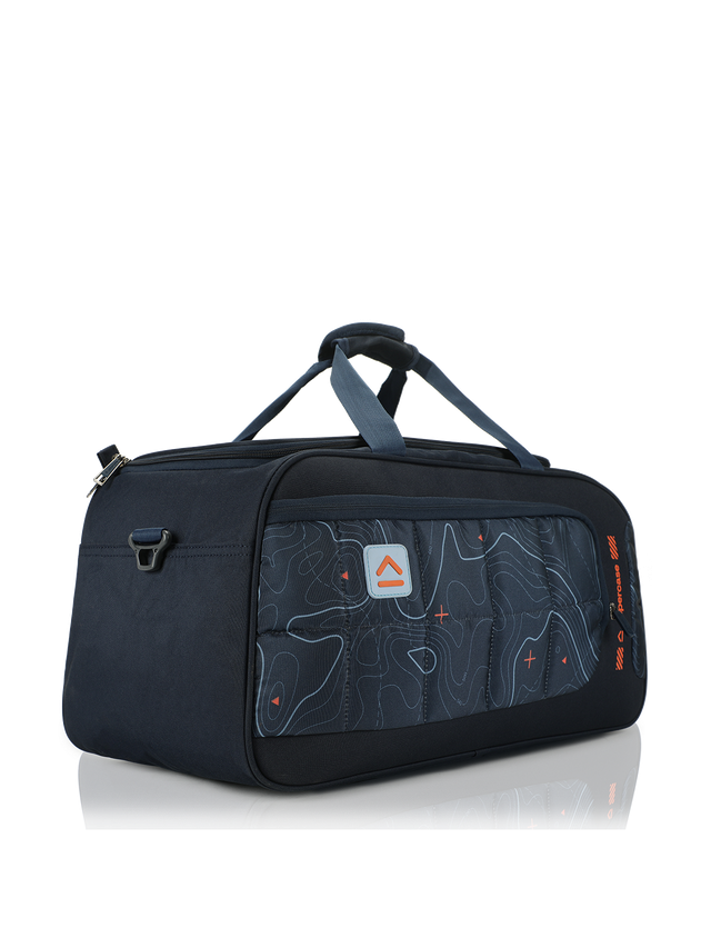 Uppercase Unisex Graphic Polyester 55 L Top Handle Duffle Bag | Blue