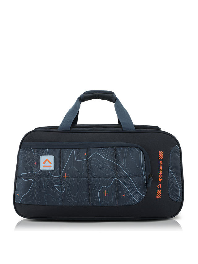 Uppercase Unisex Graphic Polyester 55 L Top Handle Duffle Bag | Blue