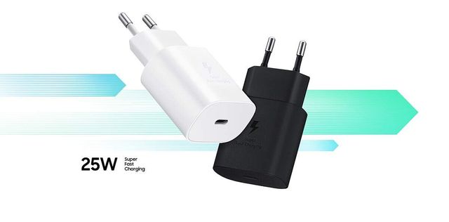 Samsung Original 25W Single Port Type-C Fast Charger - White (Cable Not Included)