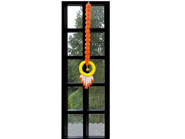 Gullak Toran Kesar Ring Orange Yellow Ladi