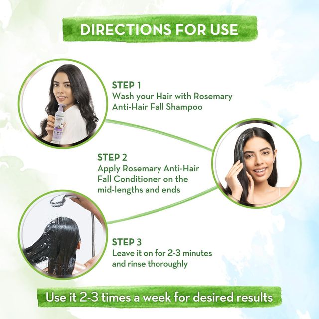Mamaearth Rosemary Anti Hair Fall Shampoo (250ml) & Mamaearth Rosemary Anti-Hair Fall Conditioner (250ml) & Mamaearth Rosemary Hair Growth Oil With Rosemary & Methi Dana For Promoting Hair Growth Hair Oil (200ml) Combo
