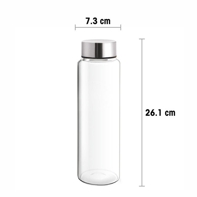 BAY6 Borosilicate Glass Bottle 750 ml