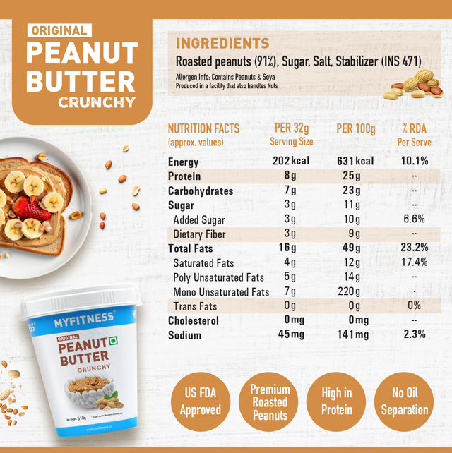 MyFitness Original Peanut Butter Crunchy