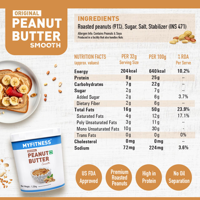 MyFitness Original Peanut Butter Smooth