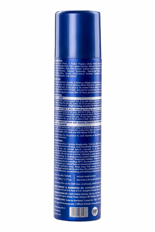 Urban Yog Hair Removal Cream Spray For Women