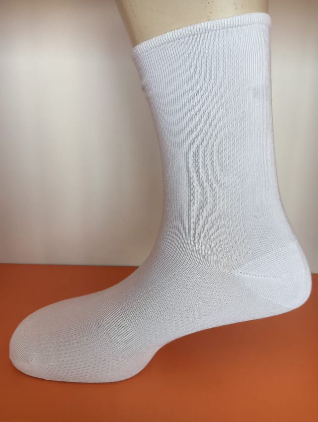 Freecultr Unisex Solid Bamboo Socks | White - Free Size 1 pc X 2 Combo