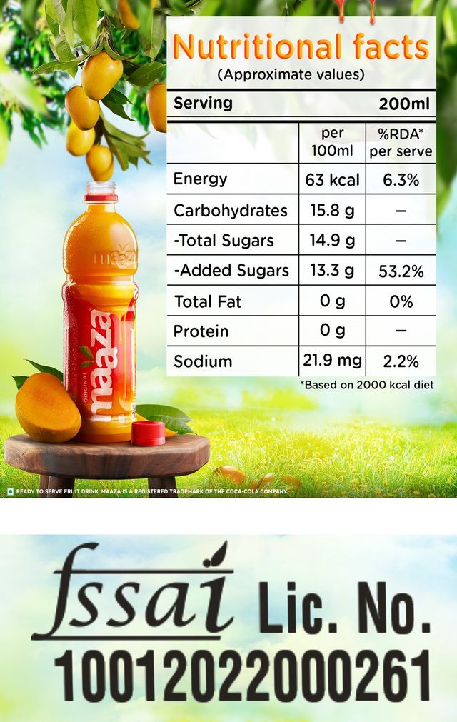 Maaza Mango Fruit Drink 600 ml Combo