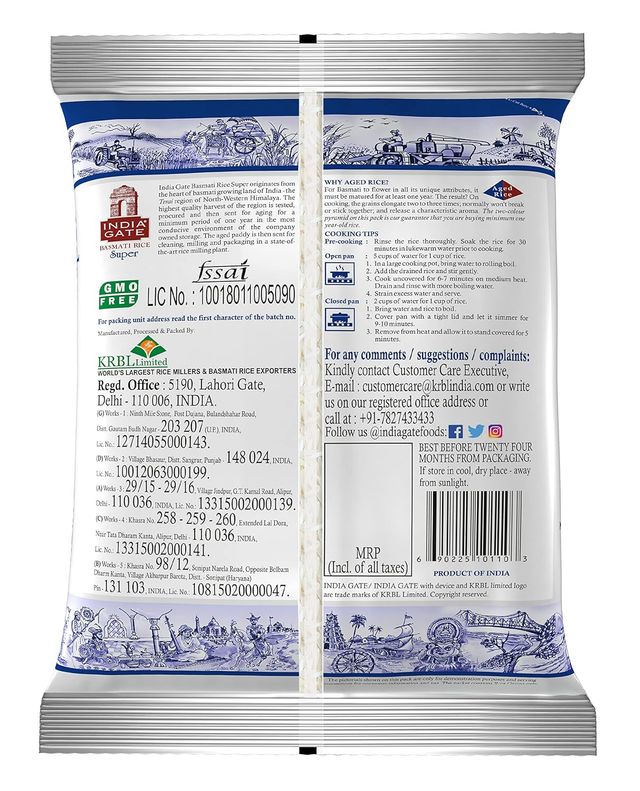 India Gate Basmati Rice Super 