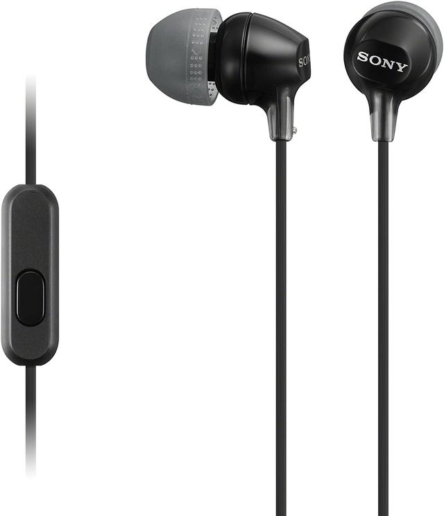 Sony MDR-EX15AP Wired Earphones - Black