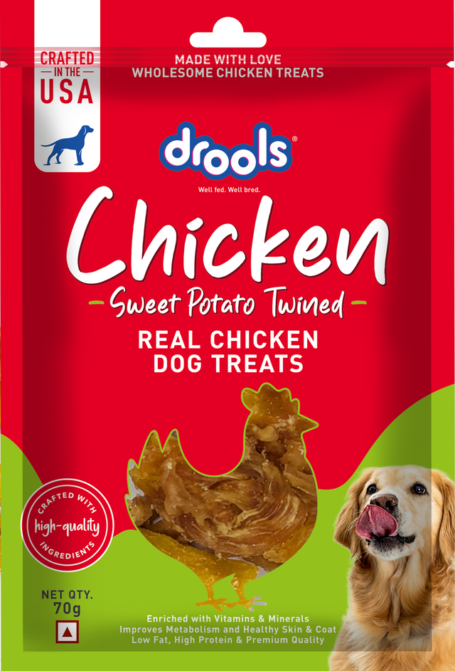 Drools Sweet Potato Twined Dogtreats