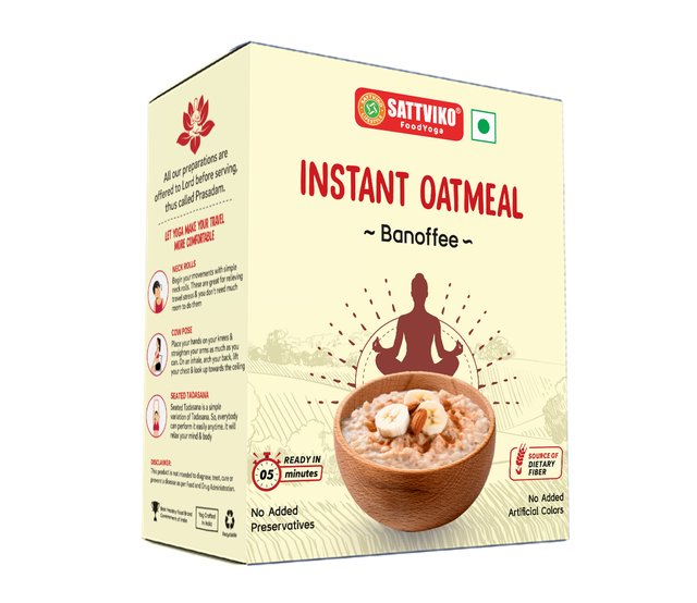 Sattviko Instant Oatmeal - Banoffee