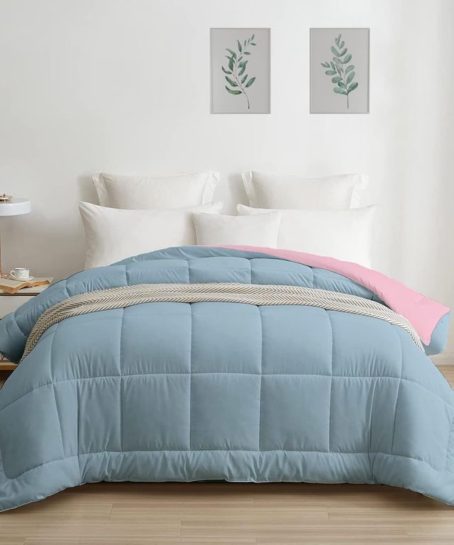 Mytrident Micro AC Comforter | Reversible Comforter | Double Bed Comforter - Candy Sky