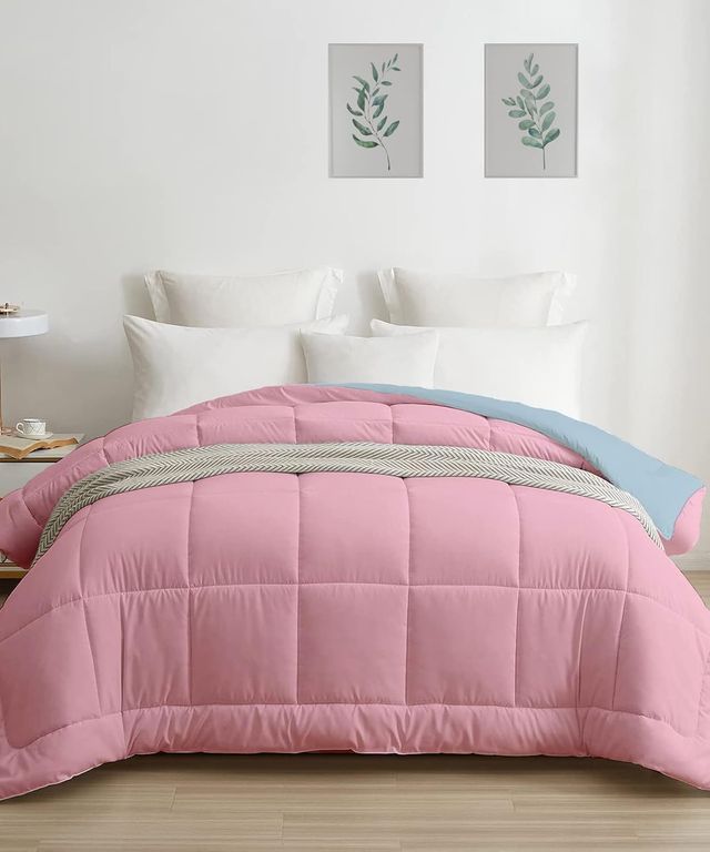 Mytrident Micro AC Comforter | Reversible Comforter | Double Bed Comforter - Candy Sky