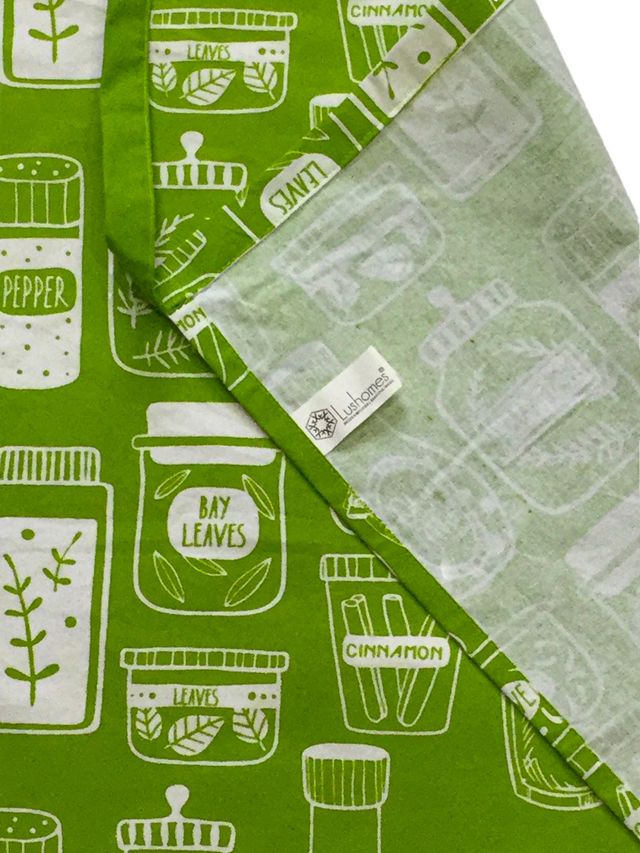 Lushomes Kitchen Apron - Cotton - Green | Unisex