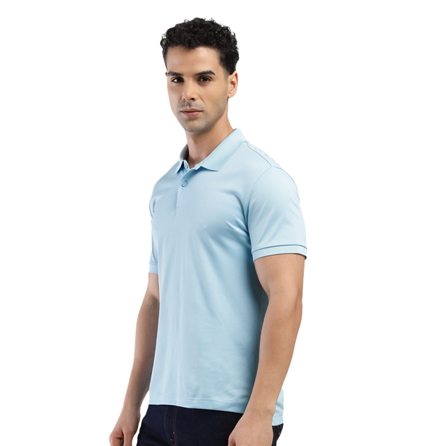 Levi's Men's 100% Polyester Polo T-shirt | Sky Blue - M