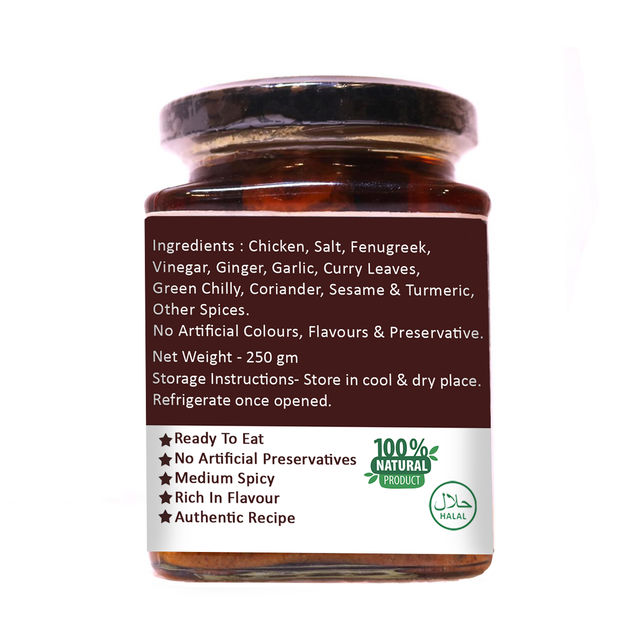 Fidra Chicken with Garlic & Fenugreek Pickle