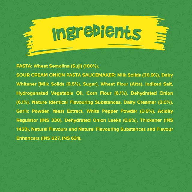 YiPPee! 100% Suji Sour Cream Onion Pasta Treat