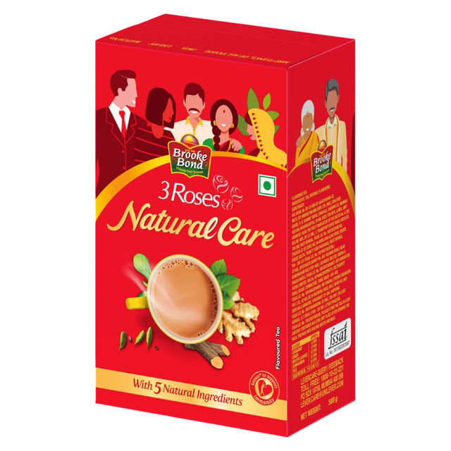 Brooke Bond 3 Roses Natural Care(500gms) & Parrys White Label Sugar(1kg) Combo