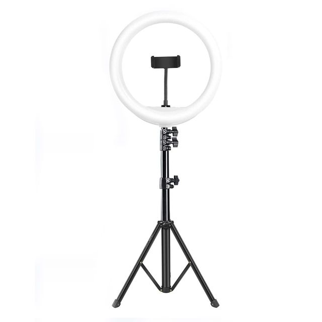 Digitek Drl-14C 14 Inch Led Ring Light With 5Ft Stand & Smartphone Mount - Usb Powered