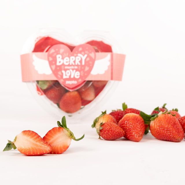 Bloom Bunch Of 3 Roses(1pc) & Strawberry Heart Shaped Box(200gms) Combo