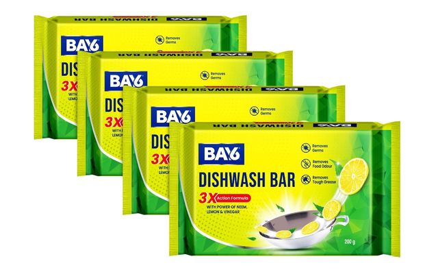 BAY6 Neem, Lemon & Vinegar Dishwash Bar