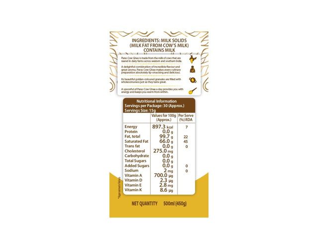 Paras Nandan Cow Ghee