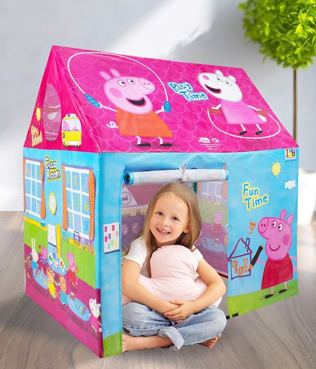 Itoys Peppa Pig Theme Play Tent House For Kids 5 Years And Above Play House For Girls And Boys