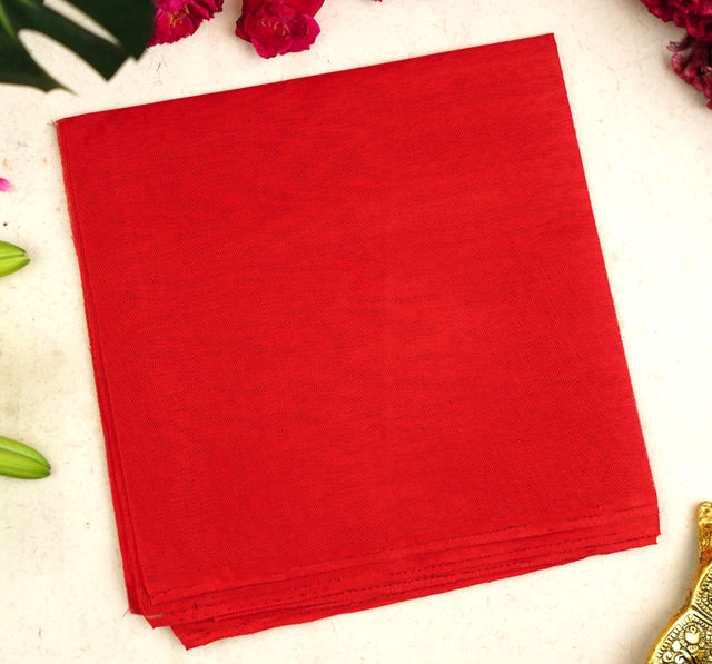 ServDharm Red Puja Vastra - 1.25 M