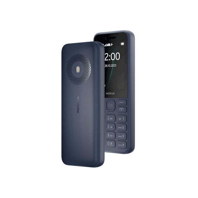 Nokia 130 Music Dual Sim Keypad Mobile | 2.4" Display | 1450mAh Battery | Blue
