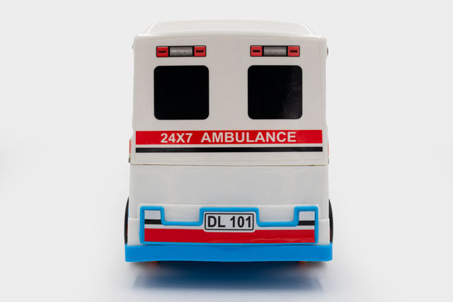 Toybharat Ambulance Toy for Kids | Ideal Travel Toy & Birthday Gift