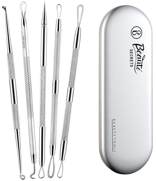 Beaute Secrets Essentials Blackhead Remover And Pimple Extractor Tool Kit