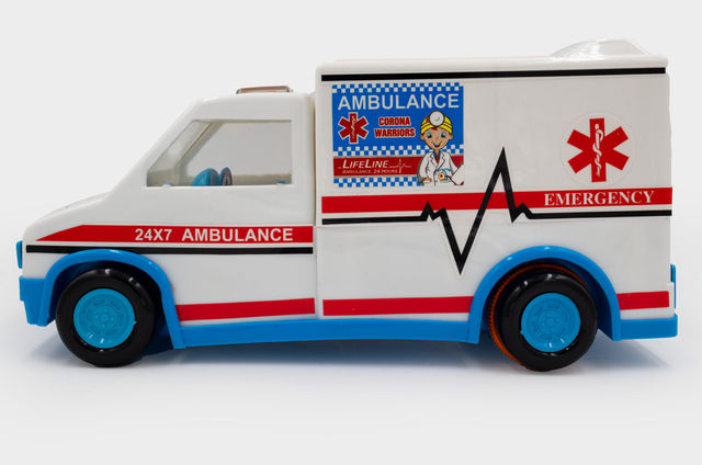 Toybharat Ambulance Toy for Kids | Ideal Travel Toy & Birthday Gift